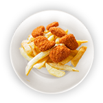 Kids Chicken Nuggets With Chips 