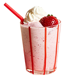 500 Ml Strawberry Milkshake 